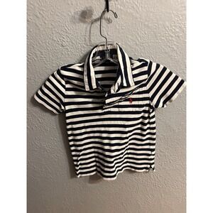 Polo Ralph Lauren Shirt boys Blue White Striped size 7